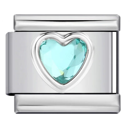 Blue Italian Charm Link 305