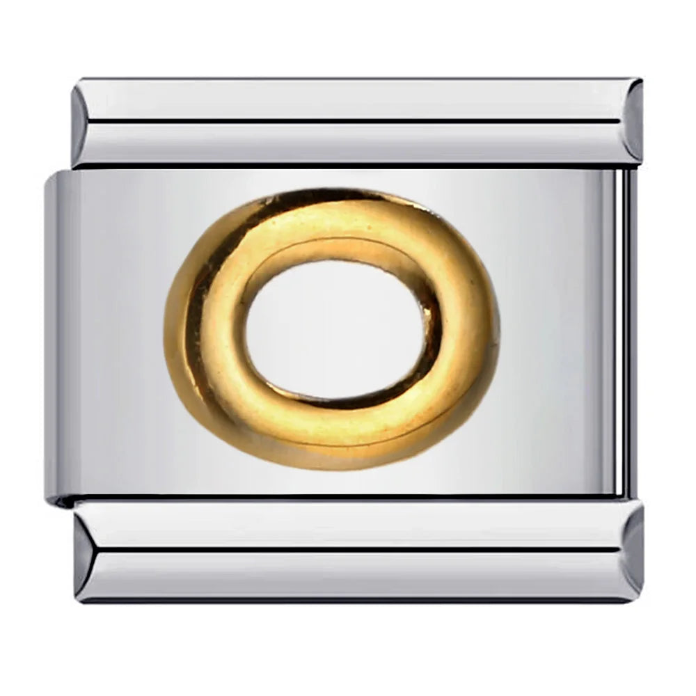 Gold Color 26 English Letters 064