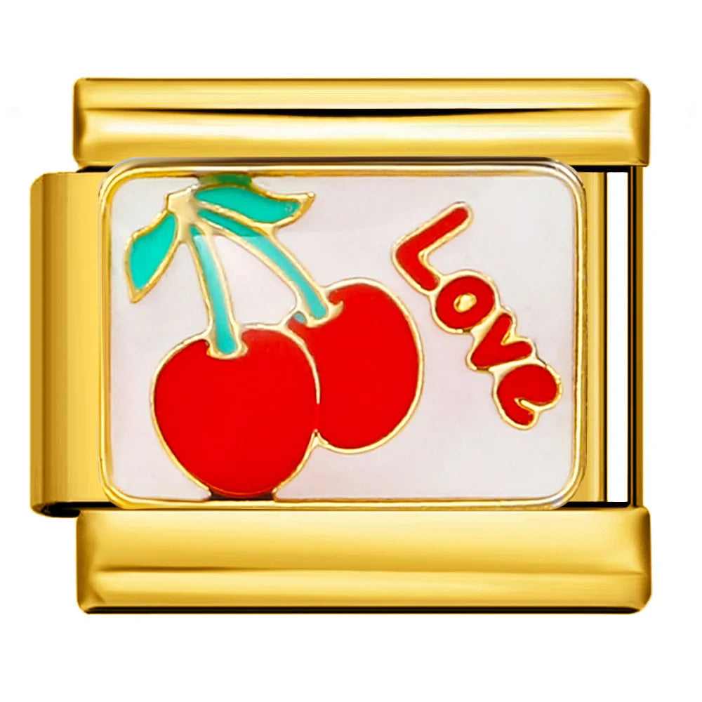 Gold Color Italian Charm 478