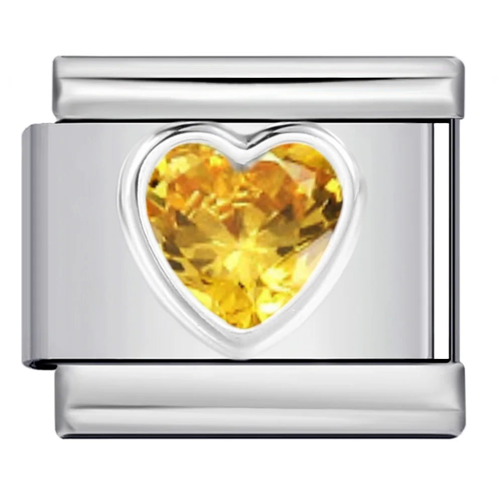 Heart Italian Charm Link 473