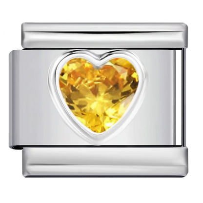 Heart Italian Charm Link 473