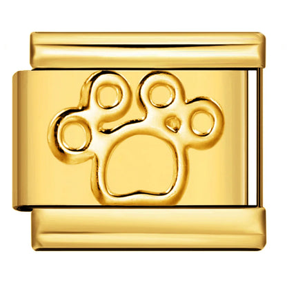 Paw Print Italian Charm 316