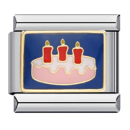 Birthday Italian Charm Links 153