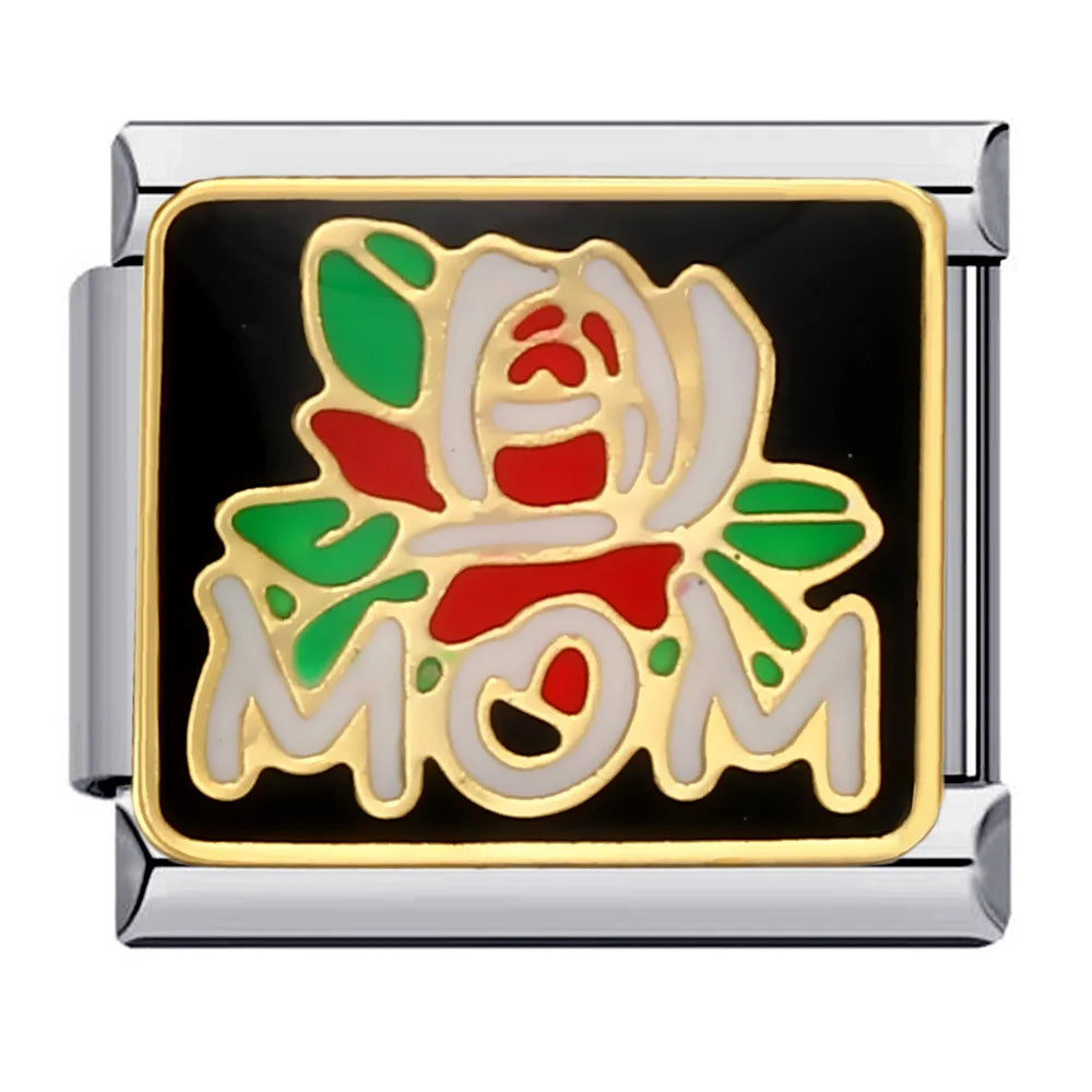 Words Italian Charm Links 072