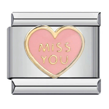 Heart Italian Charm Links 159