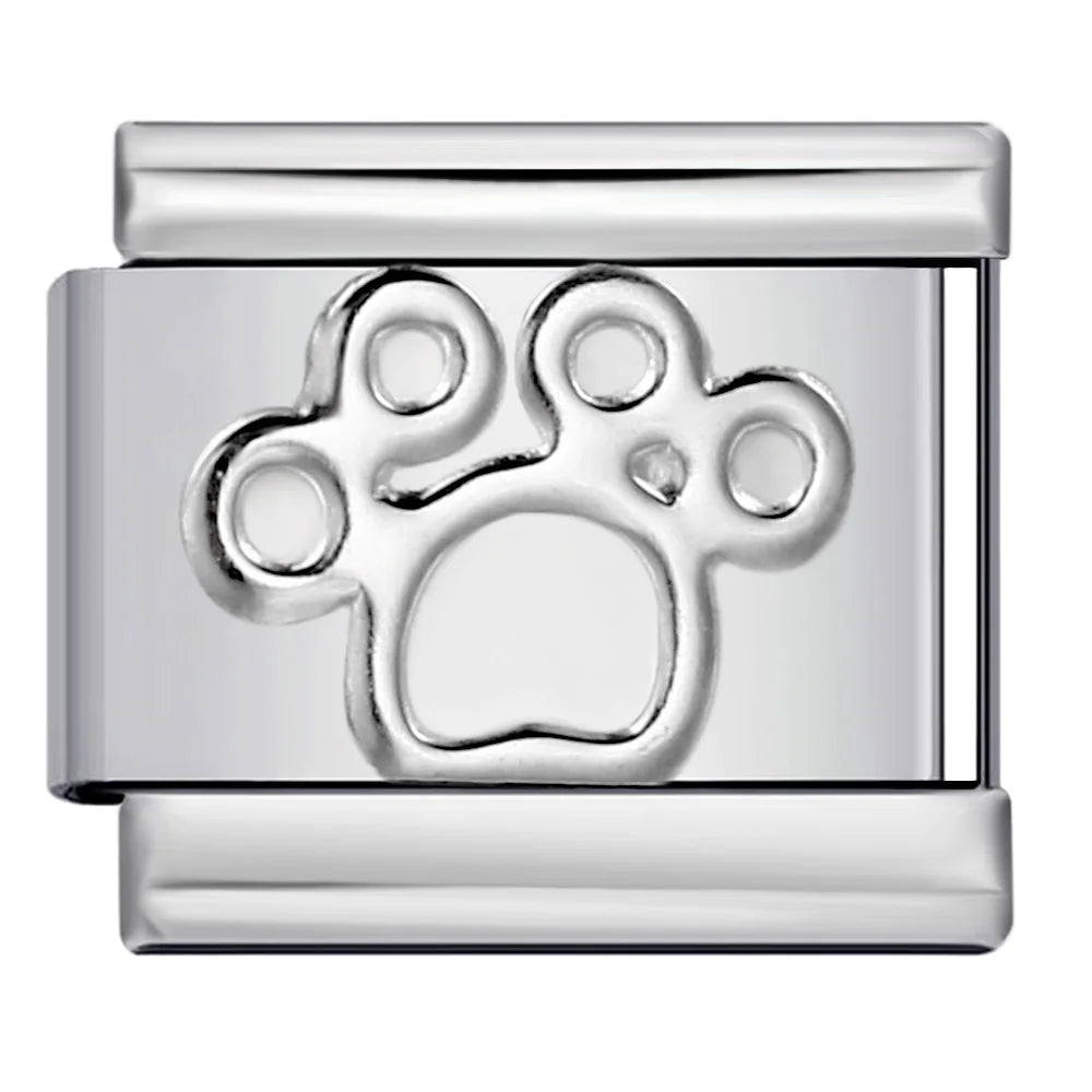 Paw Print Italian Charm 316