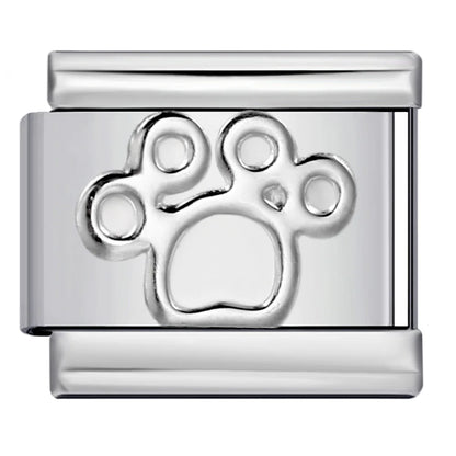 Paw Print Italian Charm 316