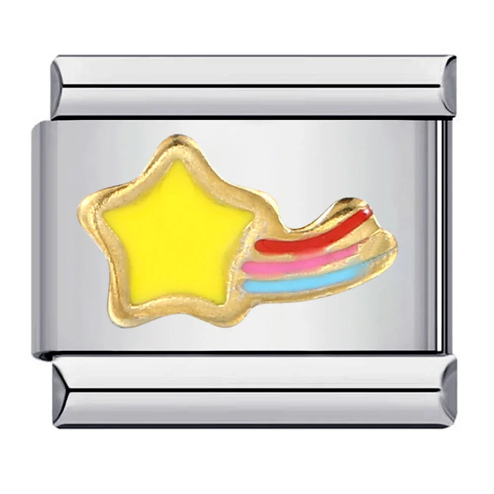 Rainbow Italian Charm Links 151